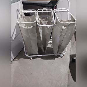 3 basket hamper and shower caddy